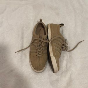 Tan size 11 K-Swiss suede Billy Reid sneakers
